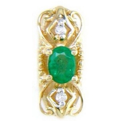 B2174 14K SPACER WITH EPK AND DIAMONDS 